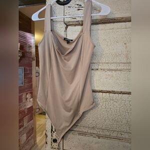 Express Silky Sweetheart Style Bodysuit Top Shirt Tank Sz. Medium GUC!